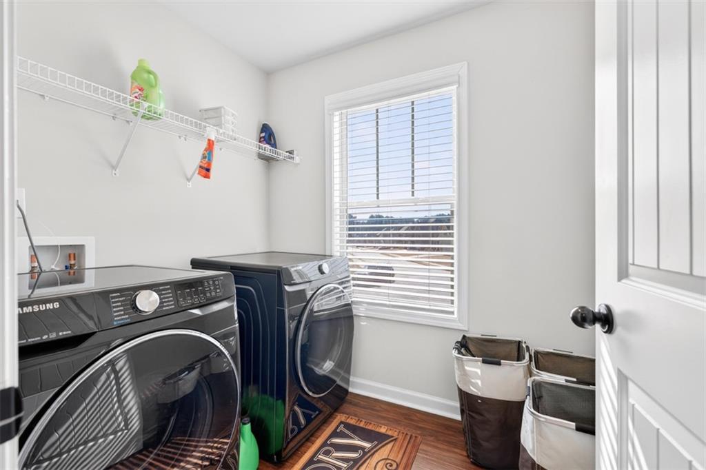 860 Tranquil Way Hampton, GA 30228 - Photo 40 of 54 a utility room with dryer and washer
