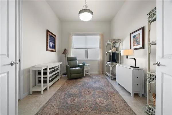 a utility room with cabinets