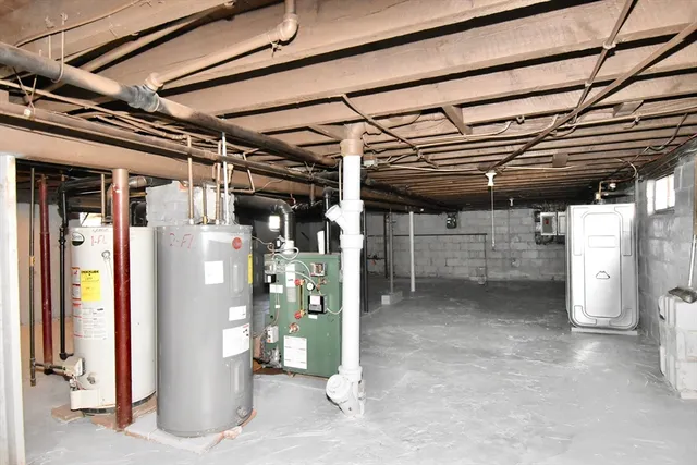 a view of storage and utility room