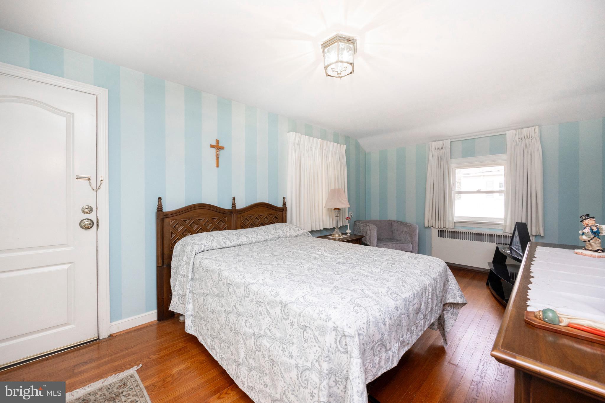710 Argyle Road Wynnewood, PA 19096 - Photo 13 of 29 Bedroom with door to rear deck