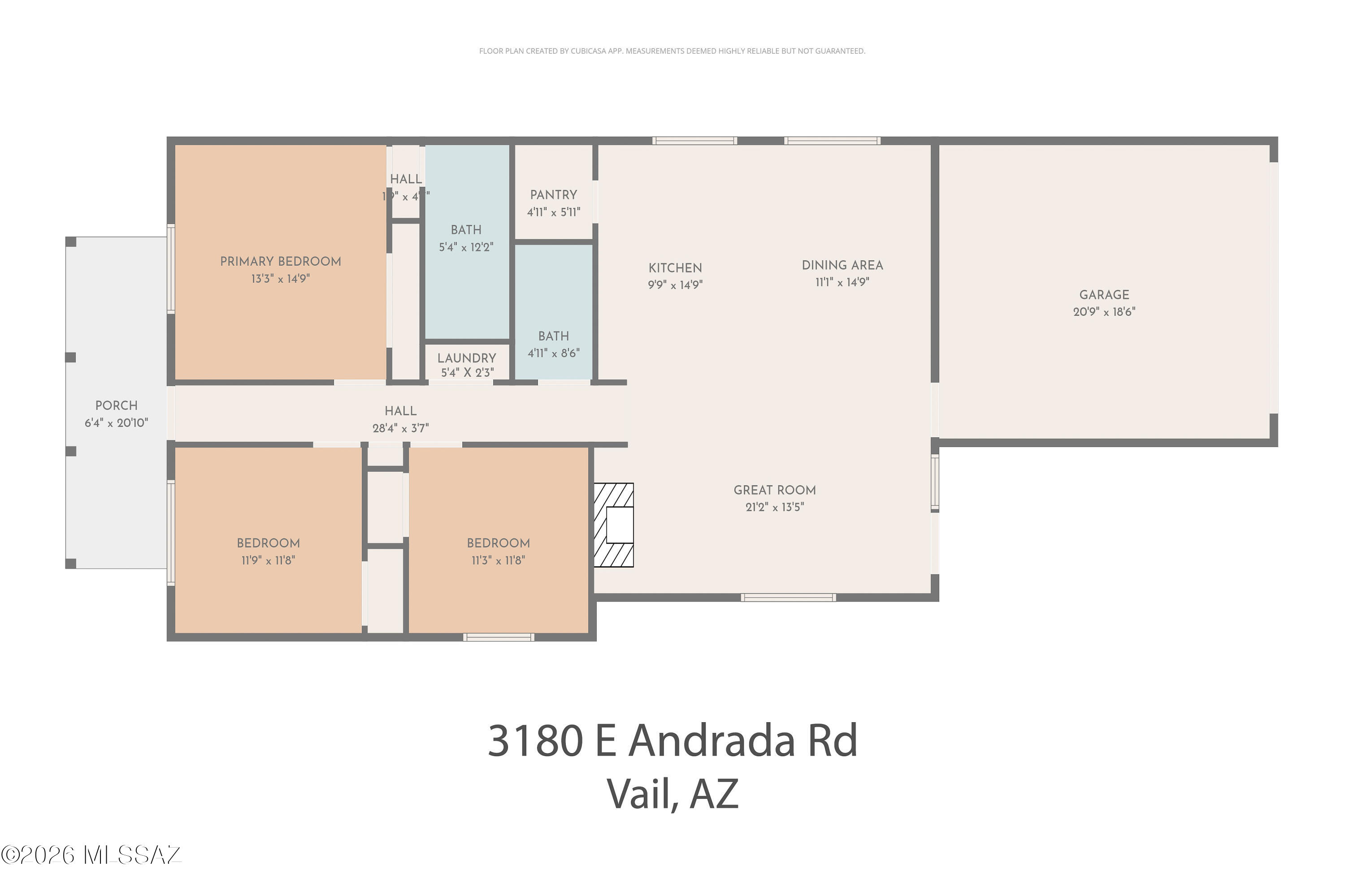 3180 East Andrada Road Vail, AZ 85641 - Photo 32 of 46