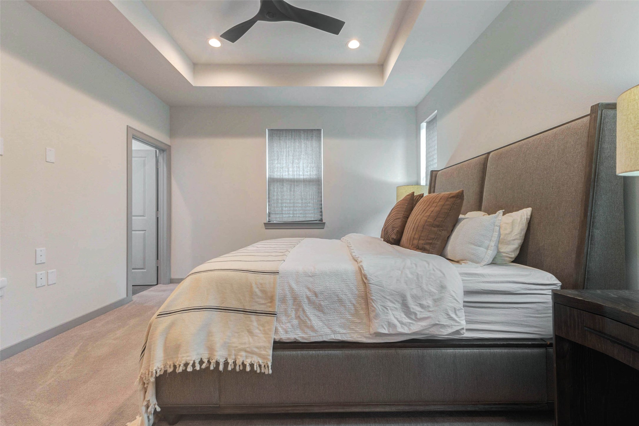 4502 Buck Street Houston, TX 77020 - Photo 3 of 27 Large primary bedroom easily fits a king-size bed and has double closets.