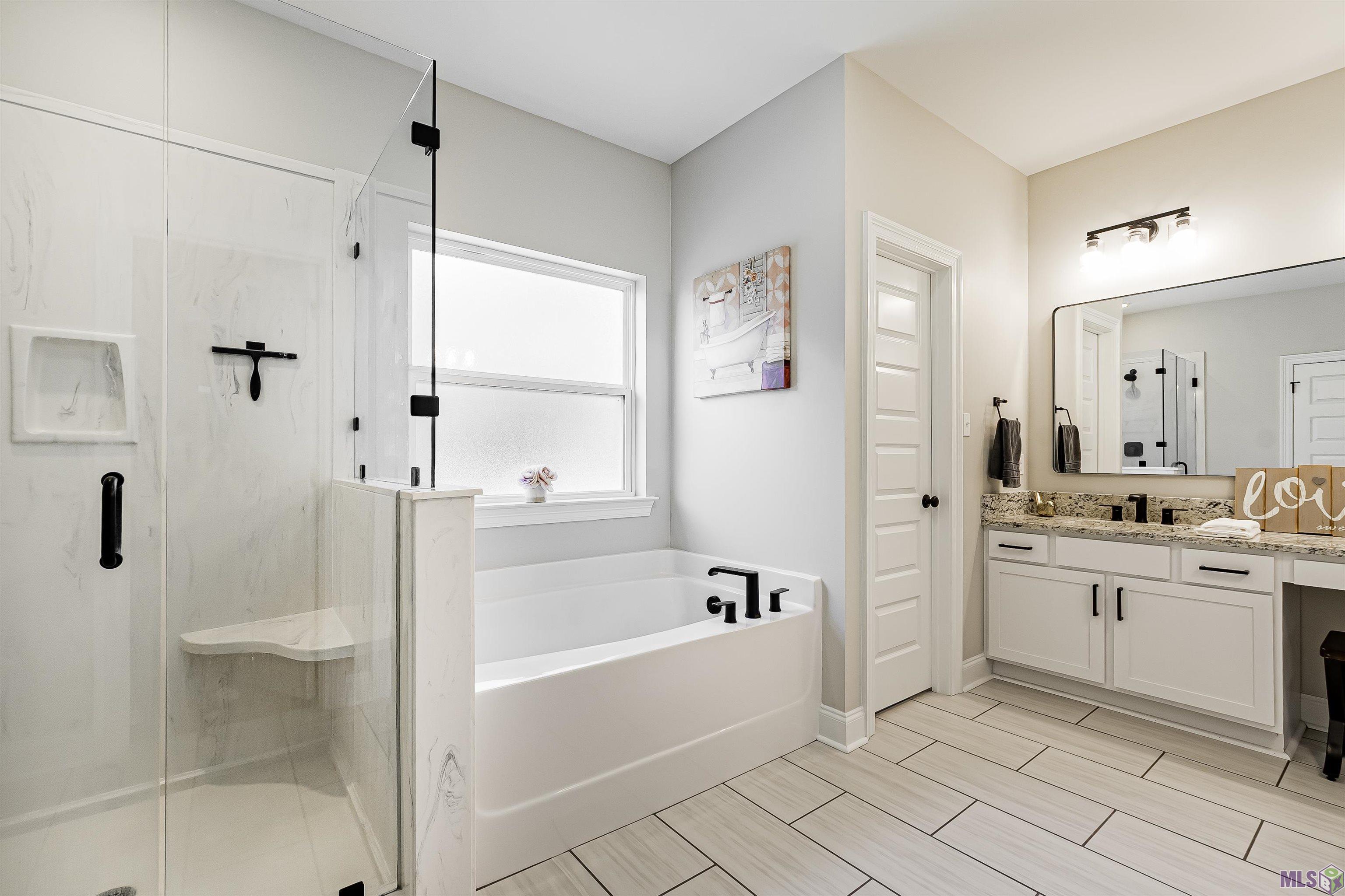 38327 Cornerview Road Gonzales, LA 70737 - Photo 19 of 43 Separate Shower and Soaking Tub