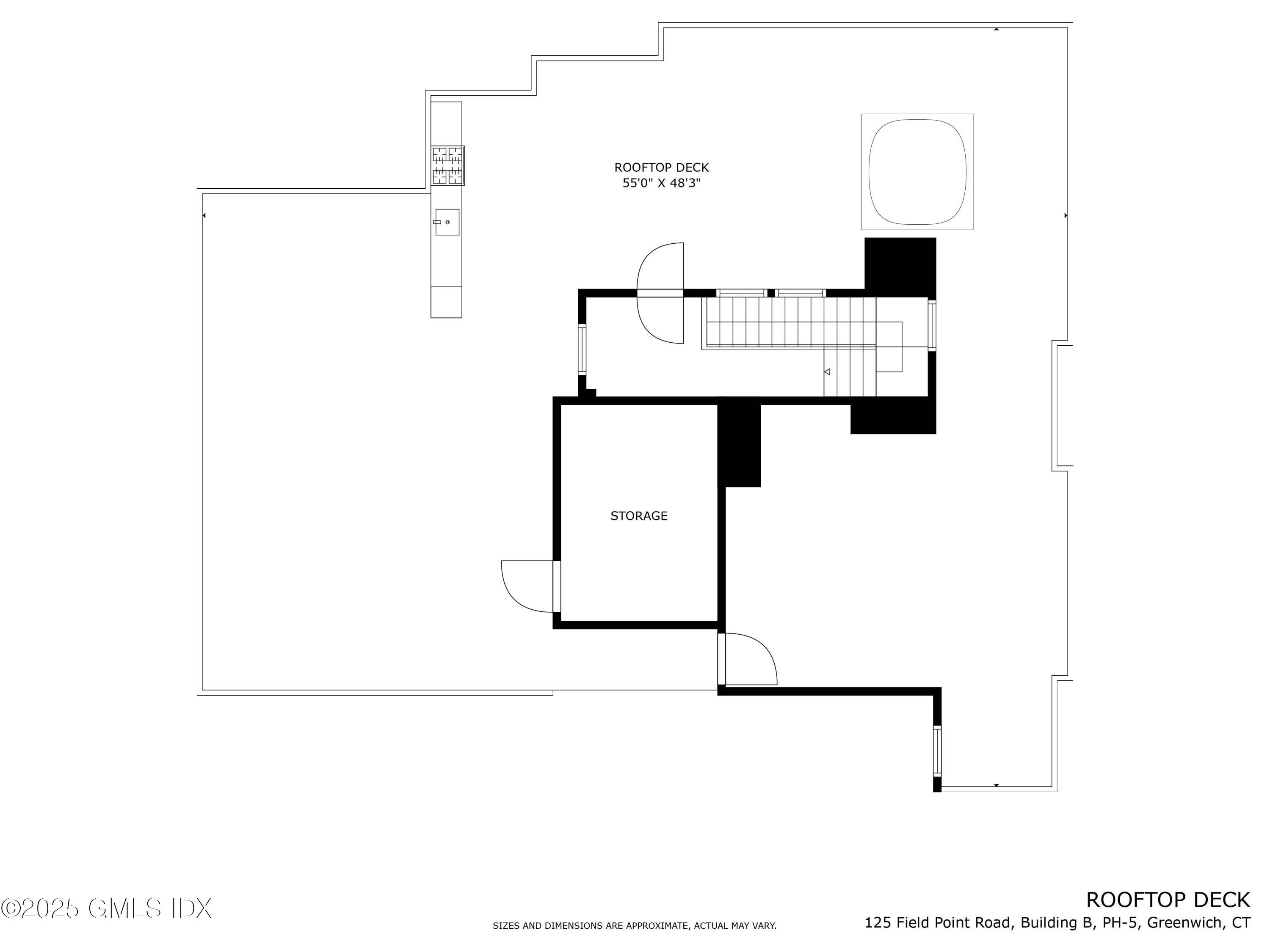125 Field Point Road, Unit PHB5 Greenwich, CT 06830 - Photo 34 of 34 125 Field Point Rd Bldg B PH-5 - roof de