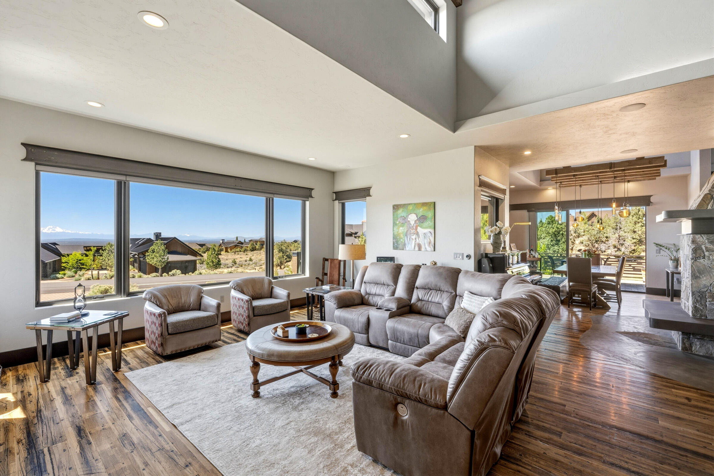 16086 South W Brasada Ranch Road Powell Butte, OR 97753 - Photo 15 of 69 a living room with furniture and a large window