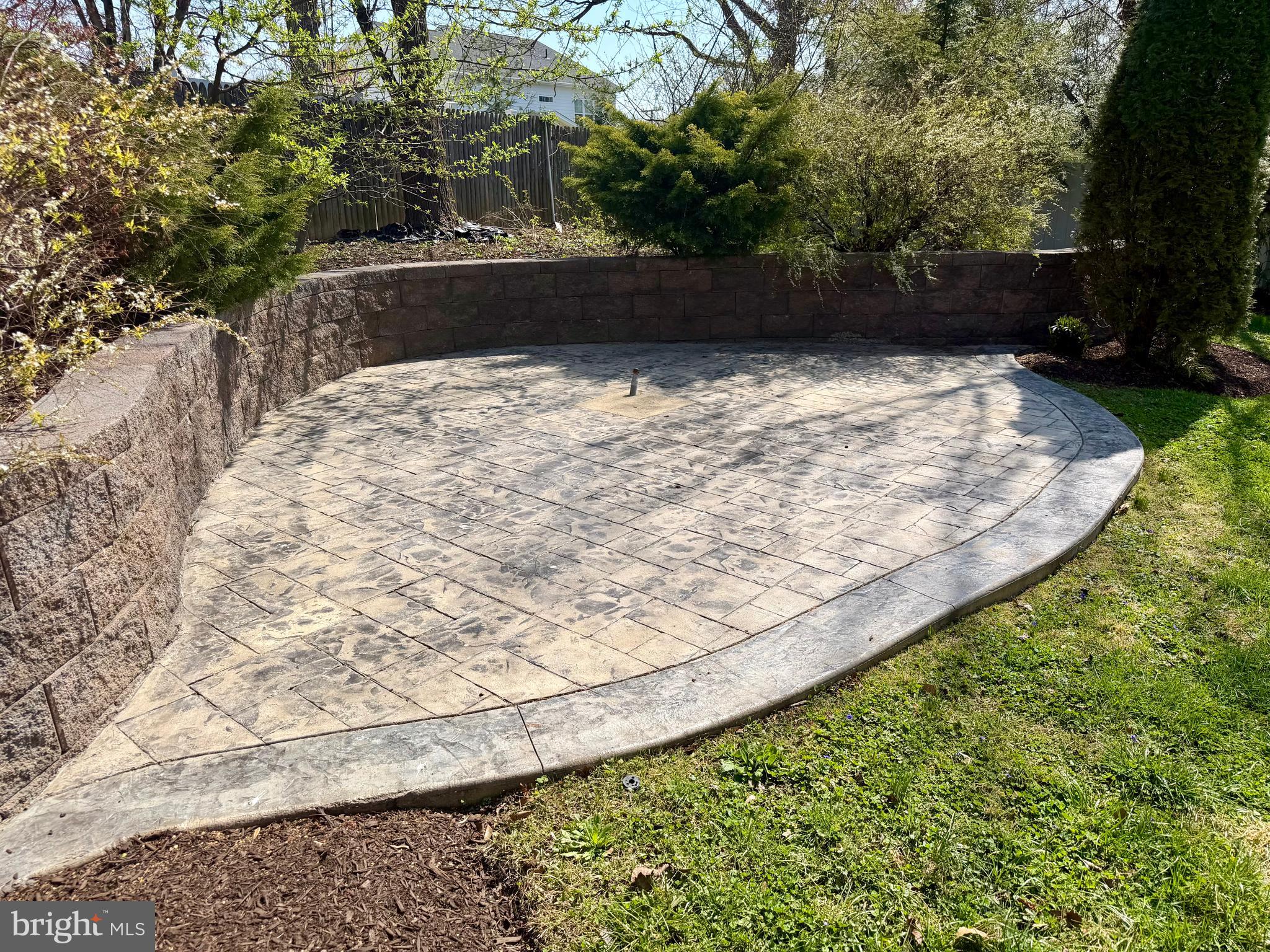 1921 Ware Road Falls Church, VA 22043 - Photo 3 of 23 Stamped concrete patio