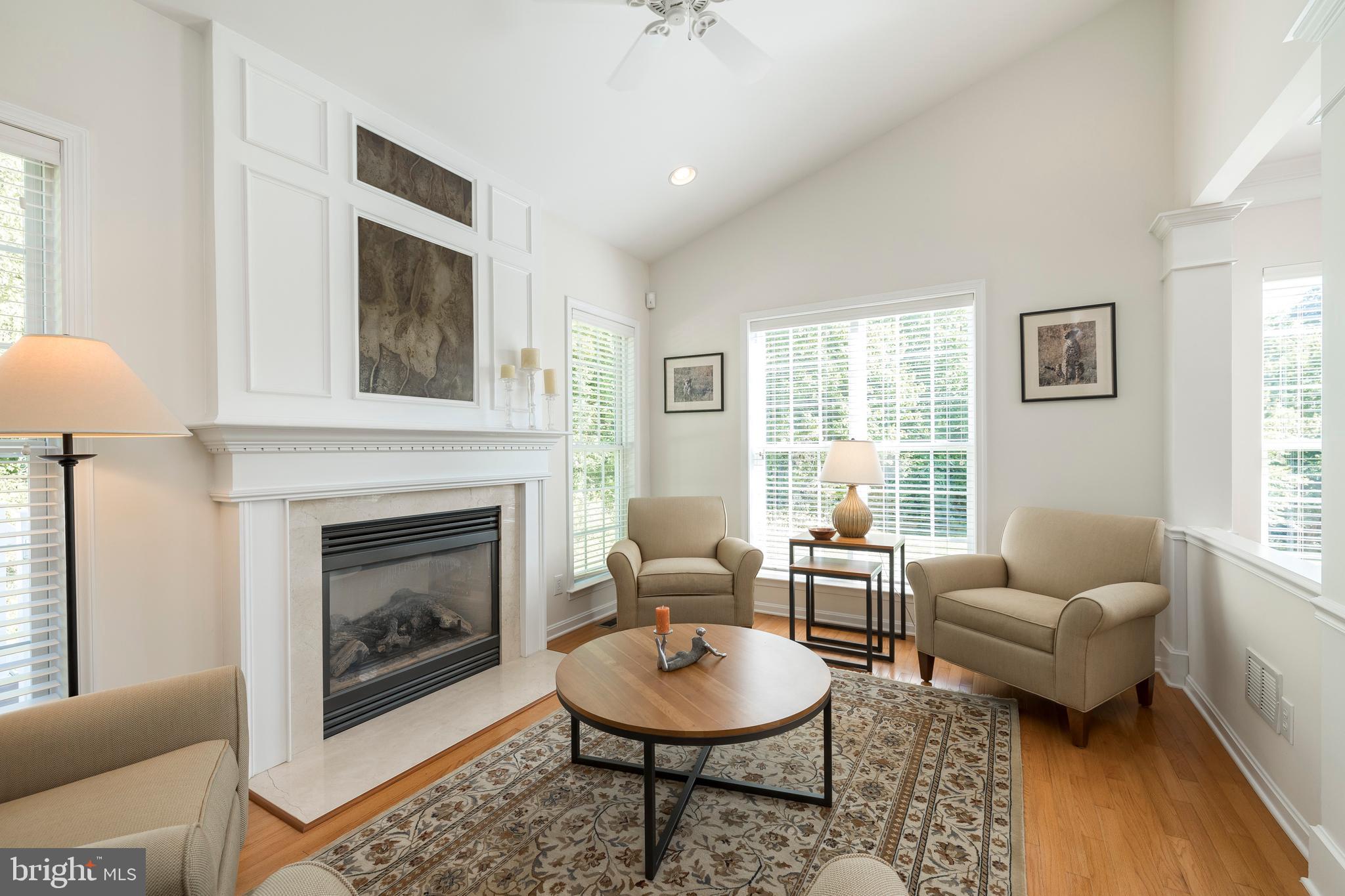636 Churchill Road Chester Springs, PA 19425 - Photo 8 of 33 Eye-Catching Gas Fireplace Accents the Family Room