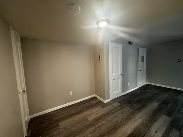 wooden floor in an empty room