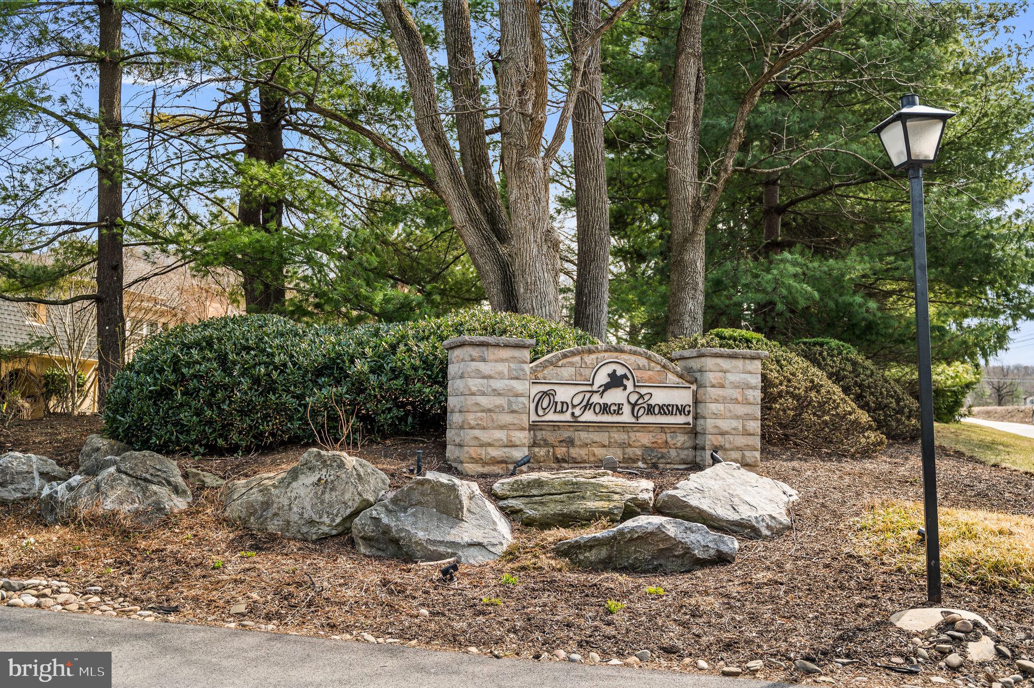 307 Old Forge Crossing Devon, PA 19333 - Photo 29 of 29 a view of a backyard with table and chairs potted plants and large tree