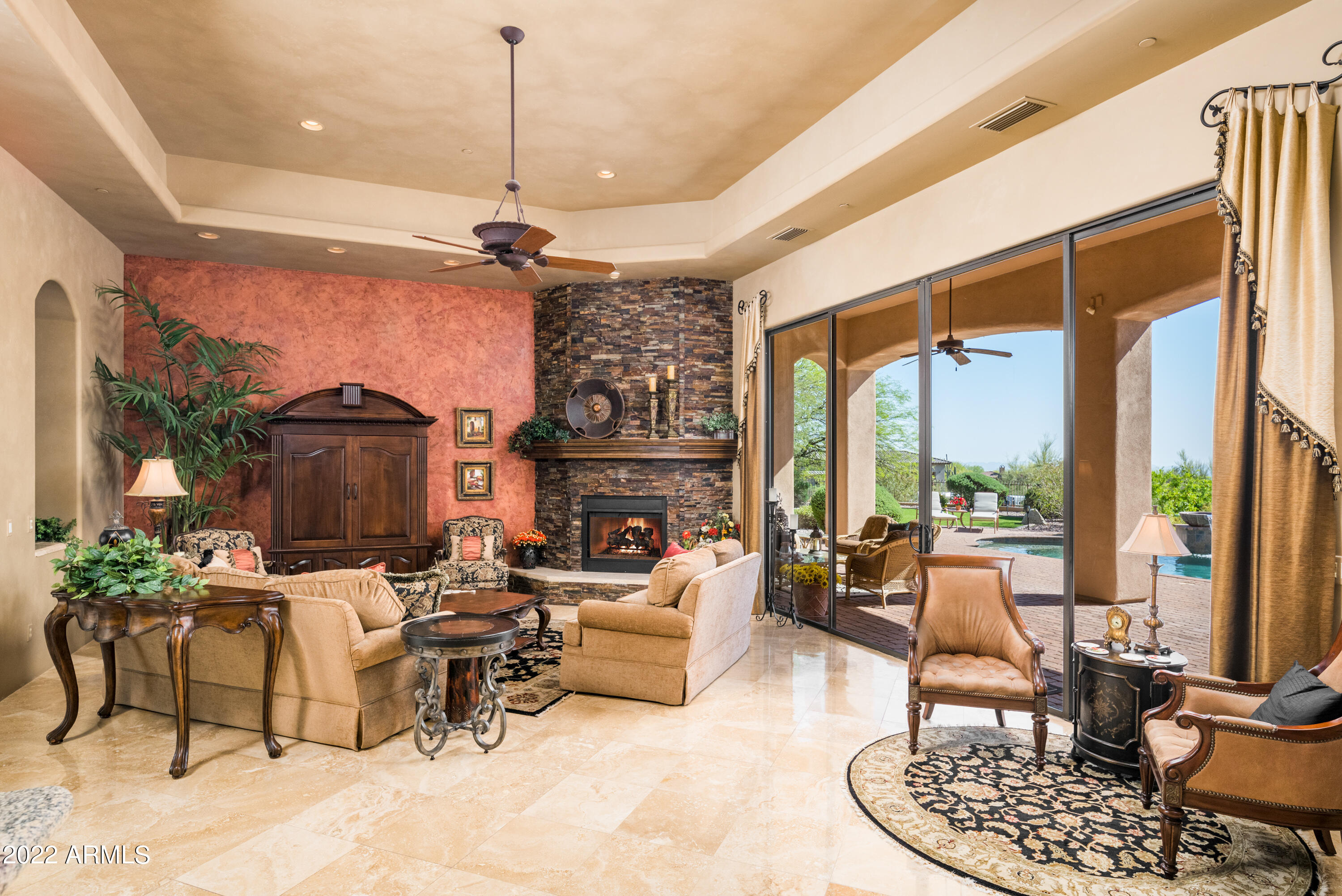 4312 North Pinnacle Ridge Circle Mesa, AZ 85207 - Photo 5 of 49 Great Room Open to Patio