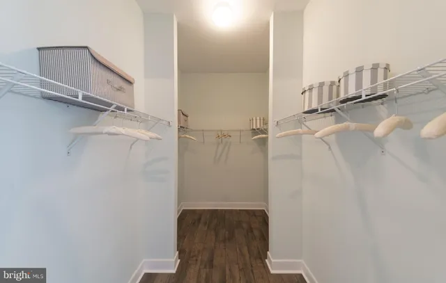 a view of walk in closet