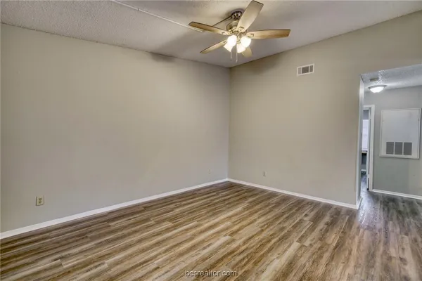 wooden floor in an empty room