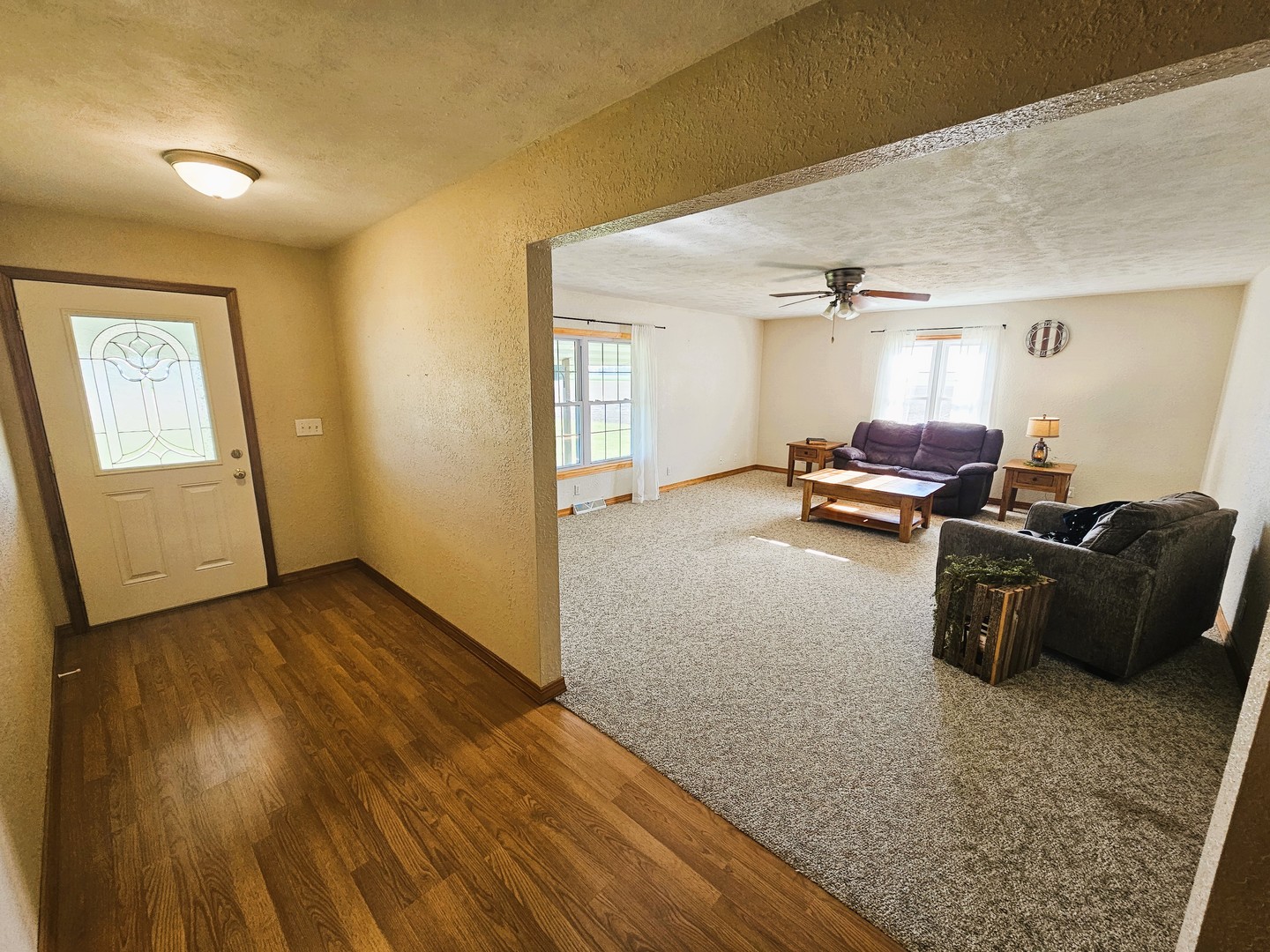 878 County Road 600N Sims, IL 62886 - Photo 16 of 39 a living room with furniture and a wooden floor