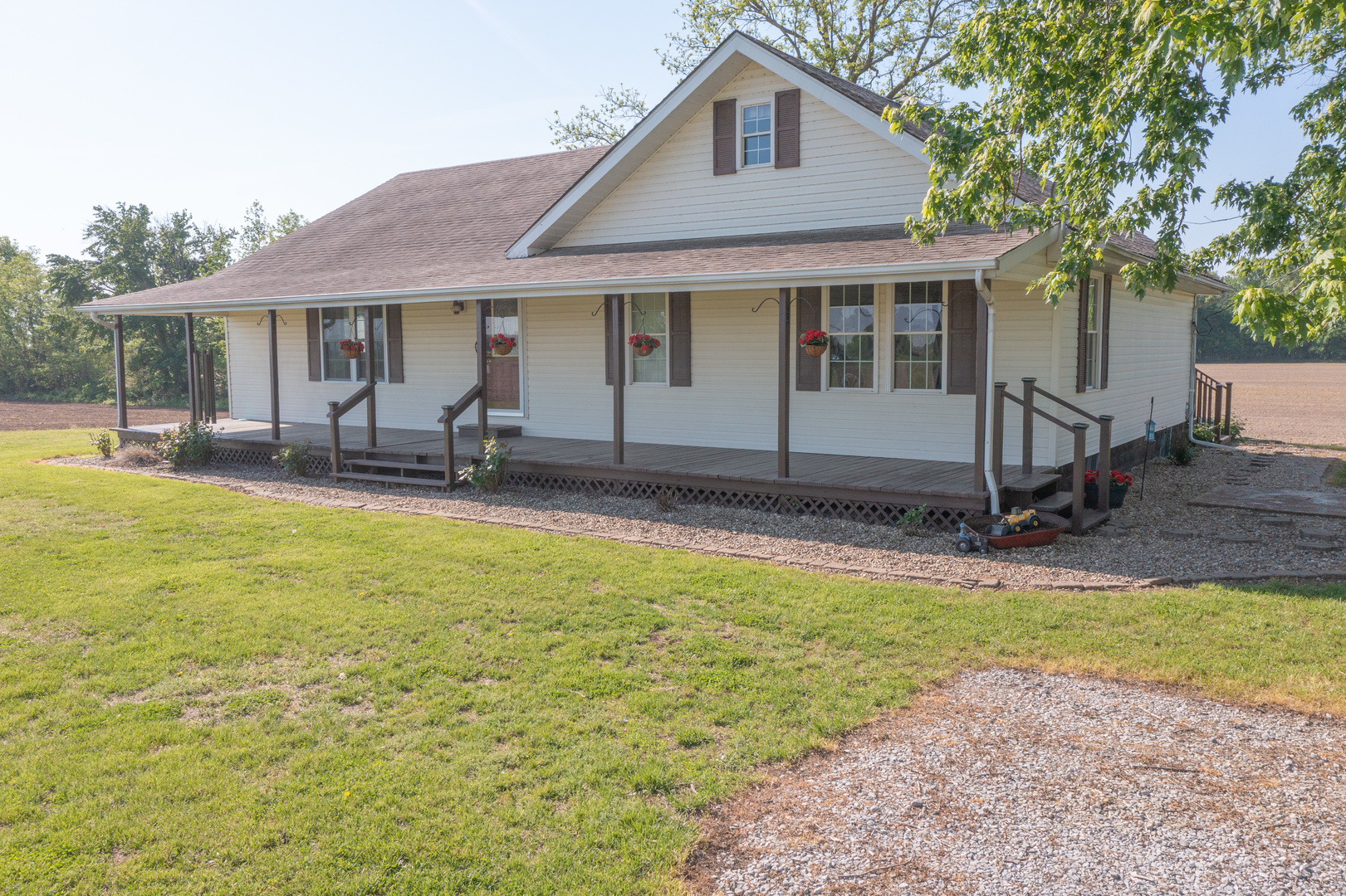 878 County Road 600N Sims, IL 62886 - Photo 2 of 39 a front view of house with yard and seating space