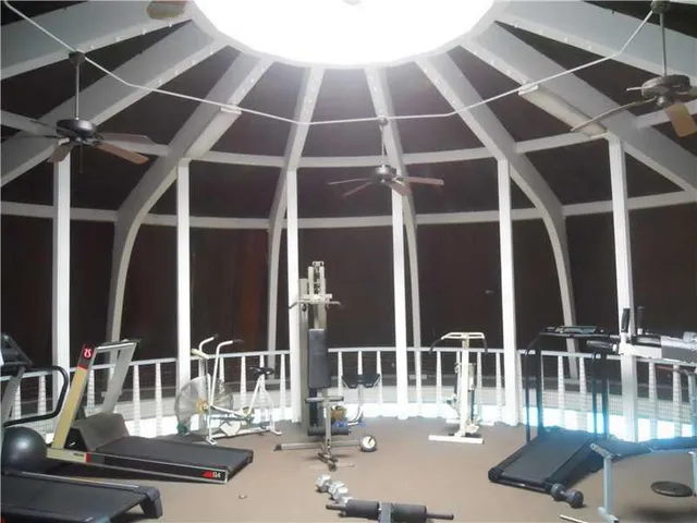 a view of outdoor space and swimming pool