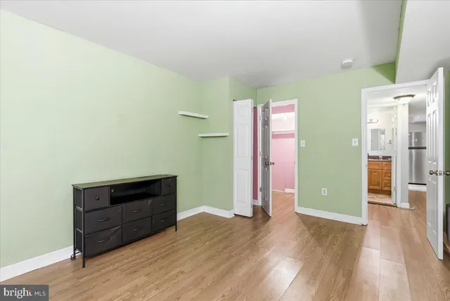 a view of kitchen and utility room