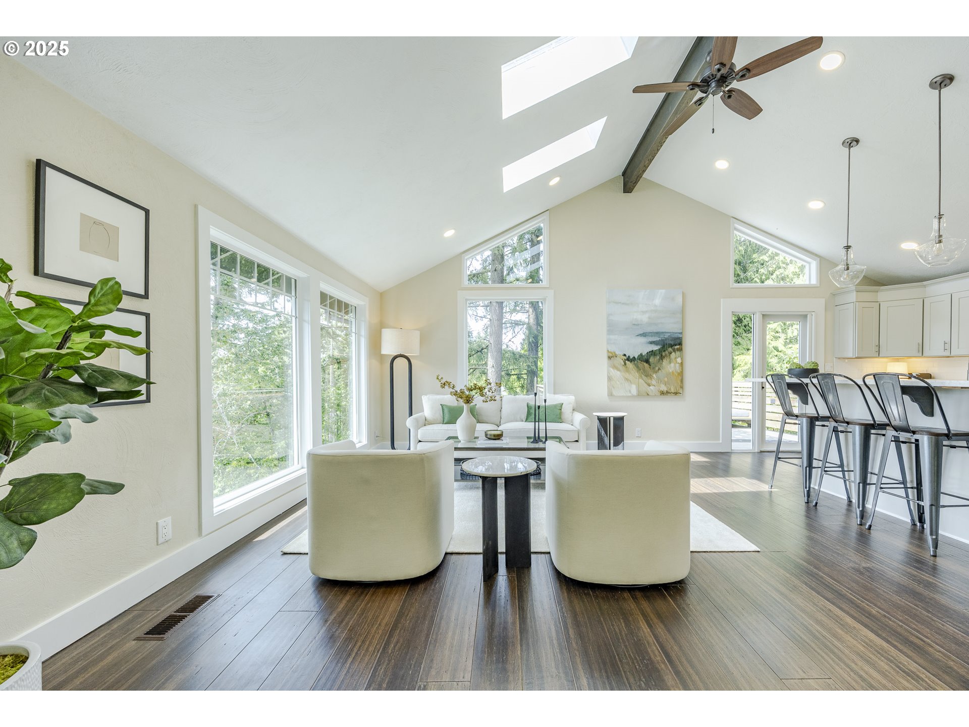 32518 Dillard Road Eugene, OR 97405 - Photo 7 of 45 a living room with furniture and a wooden floor