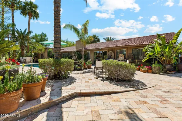 a view of outdoor space and patio