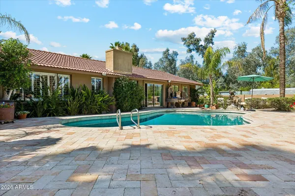 a outdoor space with patio lots of furniture