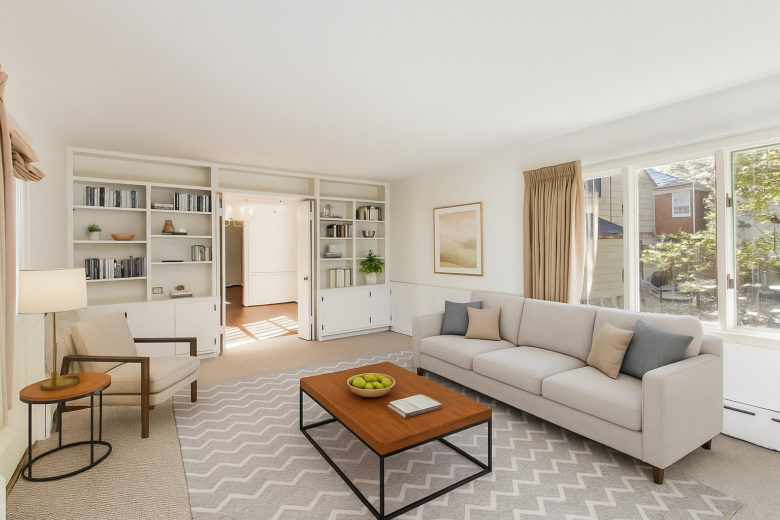 1227 16th Street Wilmette, IL 60091 - Photo 7 of 22 a living room with furniture and a window