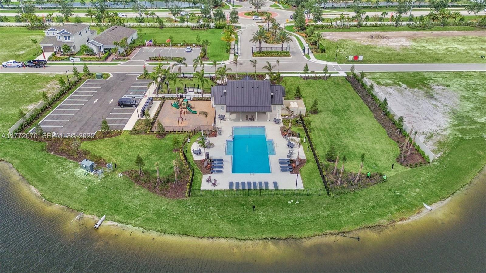 516 Ranch Oak Circle Port St. Lucie, FL 34984 - Photo 44 of 44 an aerial view of residential houses with outdoor space and street view