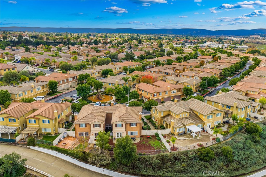 33656 Winston Way, Unit A Temecula, CA 92592 - Photo 41 of 46 an aerial view of residential houses with outdoor space