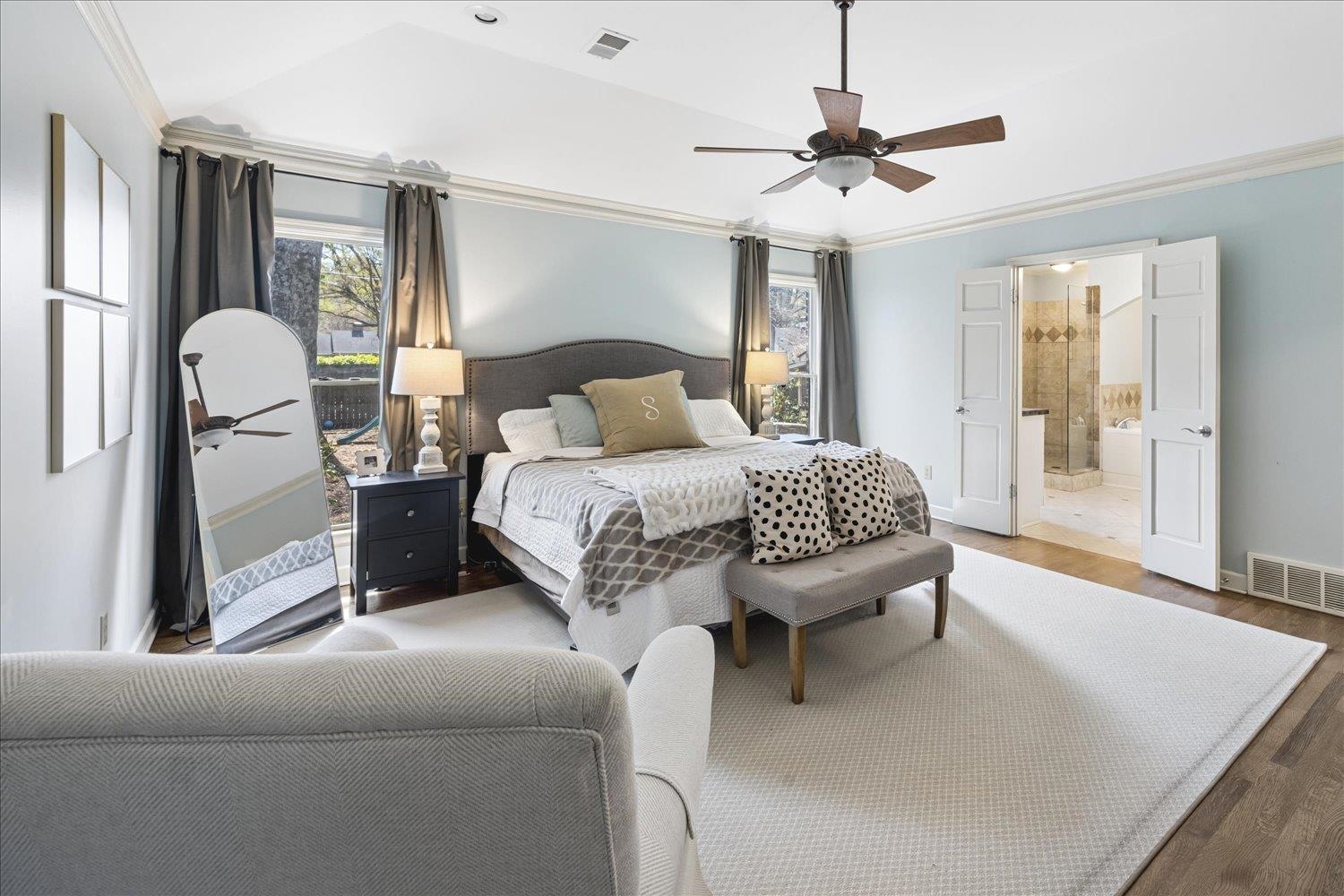 5311 South Angela Road Memphis, TN 38120 - Photo 22 of 40 a living room with a bed furniture and a window