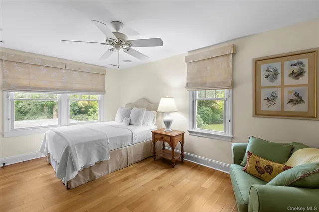 a bed room with a bed and a couch