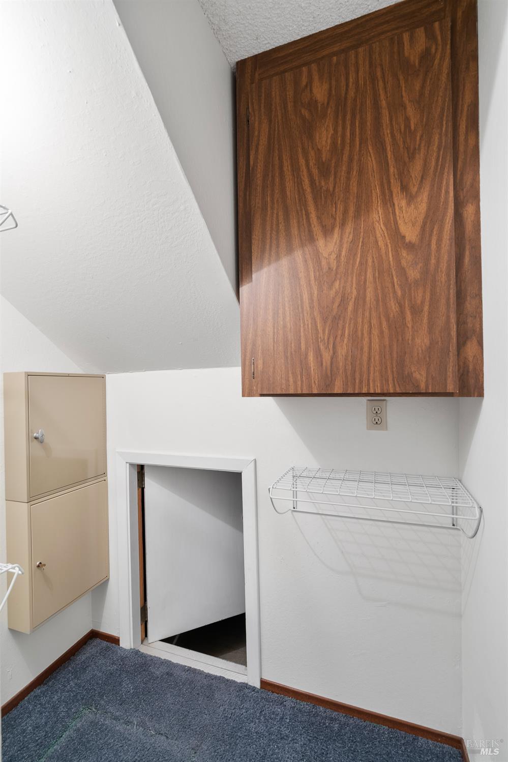 116 Silverview Court Vallejo, CA 94591 - Photo 48 of 61 Storage room downstairs with access to even more storage space.