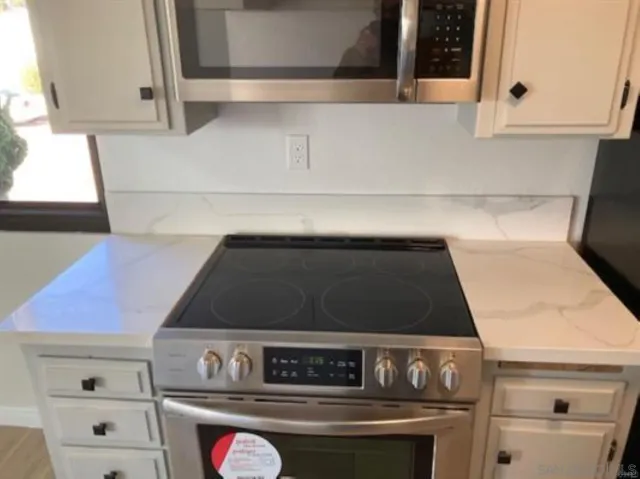 a close view of stove