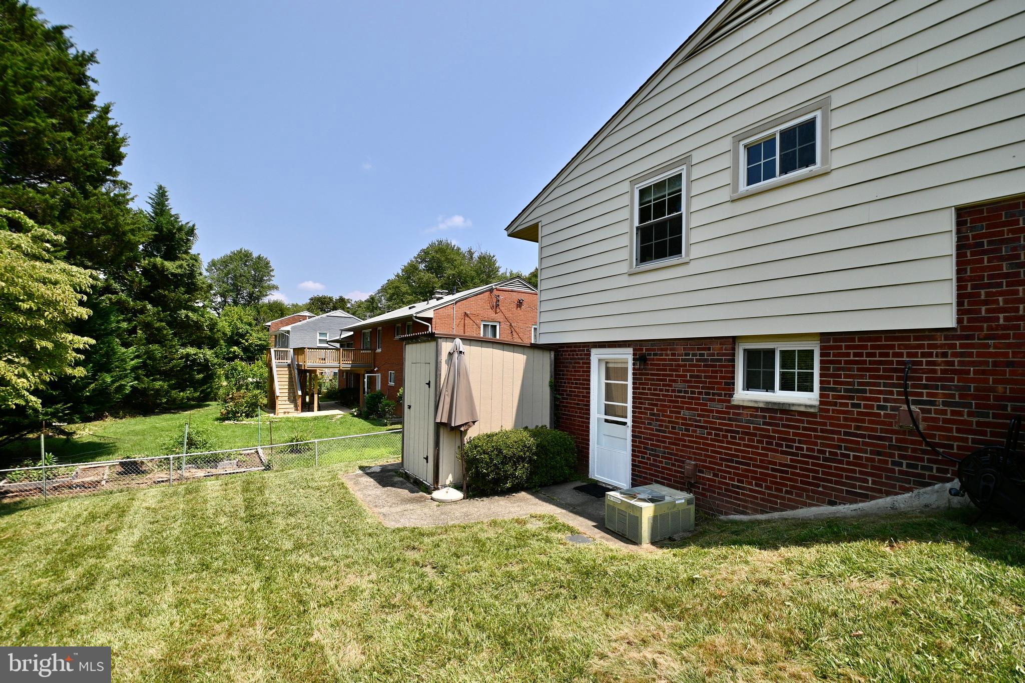 5010 Ravensworth Road Annandale, VA 22003 - Photo 31 of 42 Backyard basement entrance