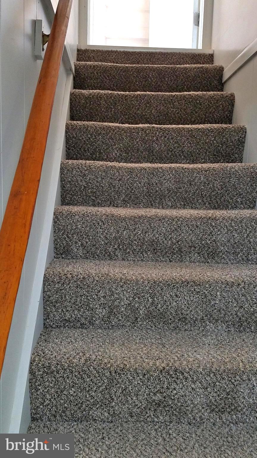 3612 Edgewood Road Randallstown, MD 21133 - Photo 28 of 36 Carpeted Stairway to Basement Level