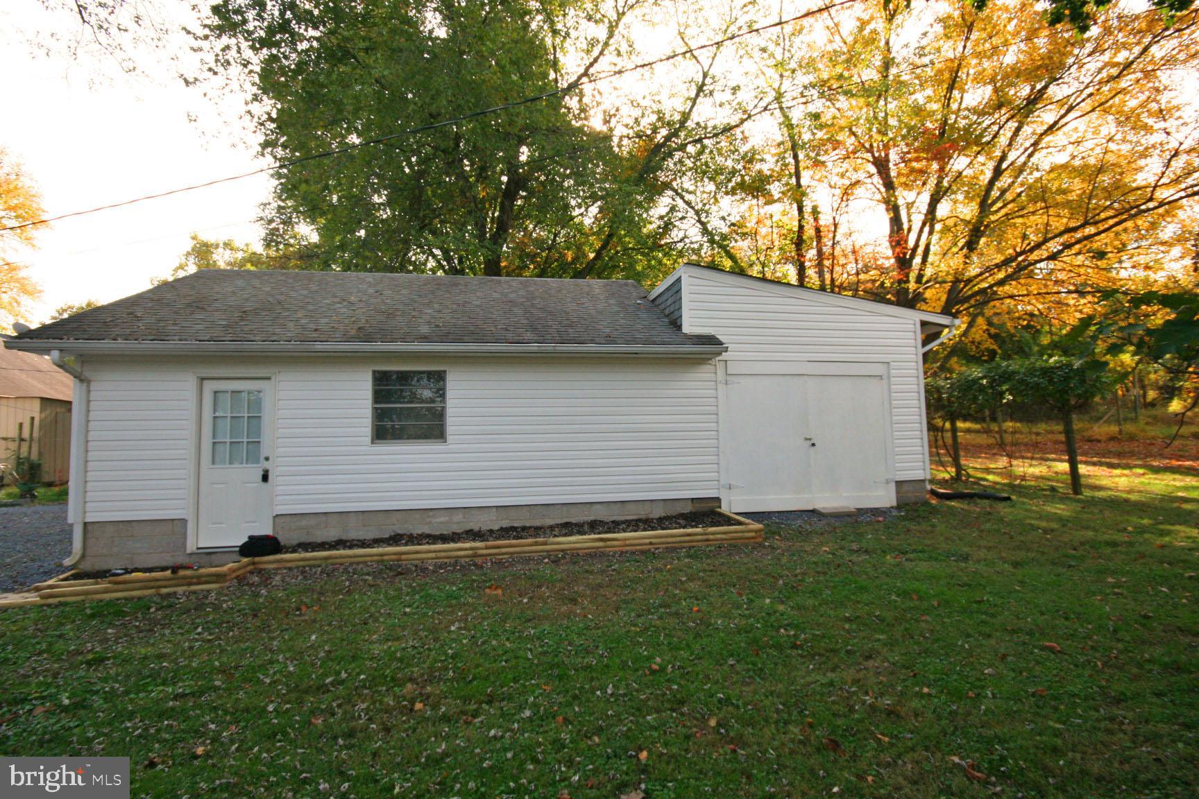 3612 Edgewood Road Randallstown, MD 21133 - Photo 9 of 36 Large 2 Car Detached Garage With Attached Shed