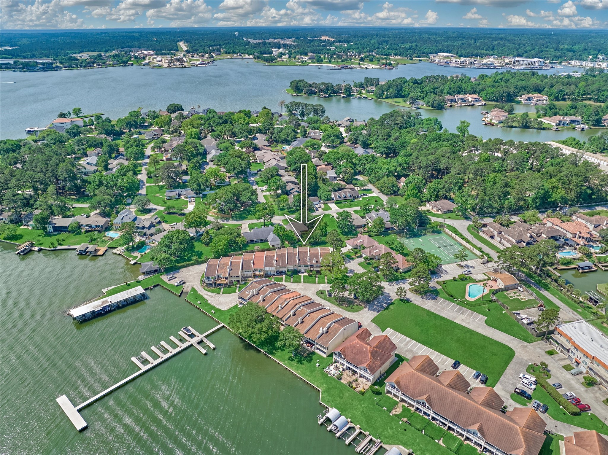 39 Regency Point Conroe, TX 77356 - Photo 33 of 44 an aerial view of a city