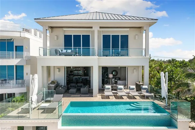 a view of an ocean beach