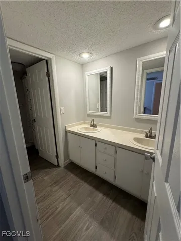 a bathroom with a sink and toilet