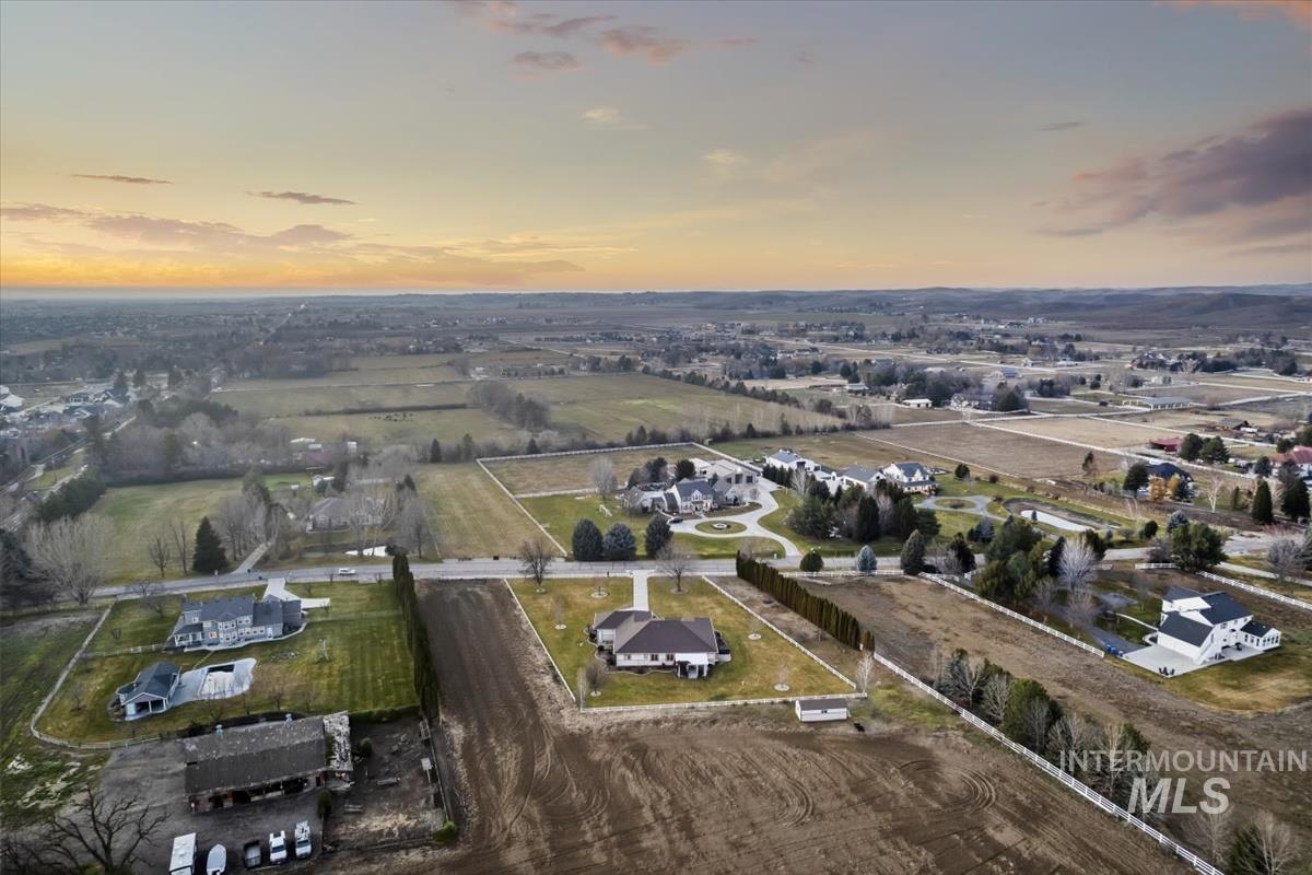 3366 North Croft Way Eagle, ID 83616 - Photo 13 of 33 Aerial view at dusk