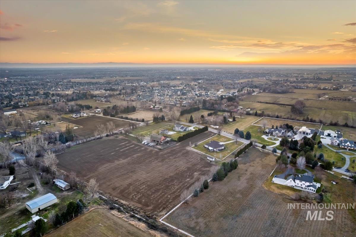 3366 North Croft Way Eagle, ID 83616 - Photo 15 of 33 Aerial view at dusk of a view of countryside