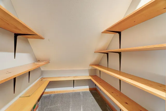 a utility room with cabinets