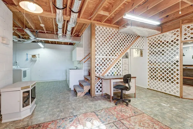 a view of a chairs with a porch