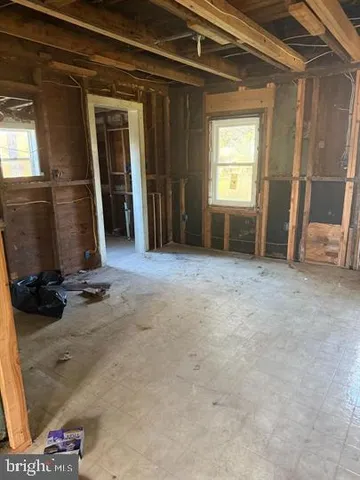 a view of a livingroom with a window
