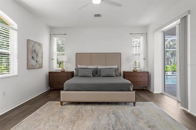 a bathroom with a bathtub and a sink
