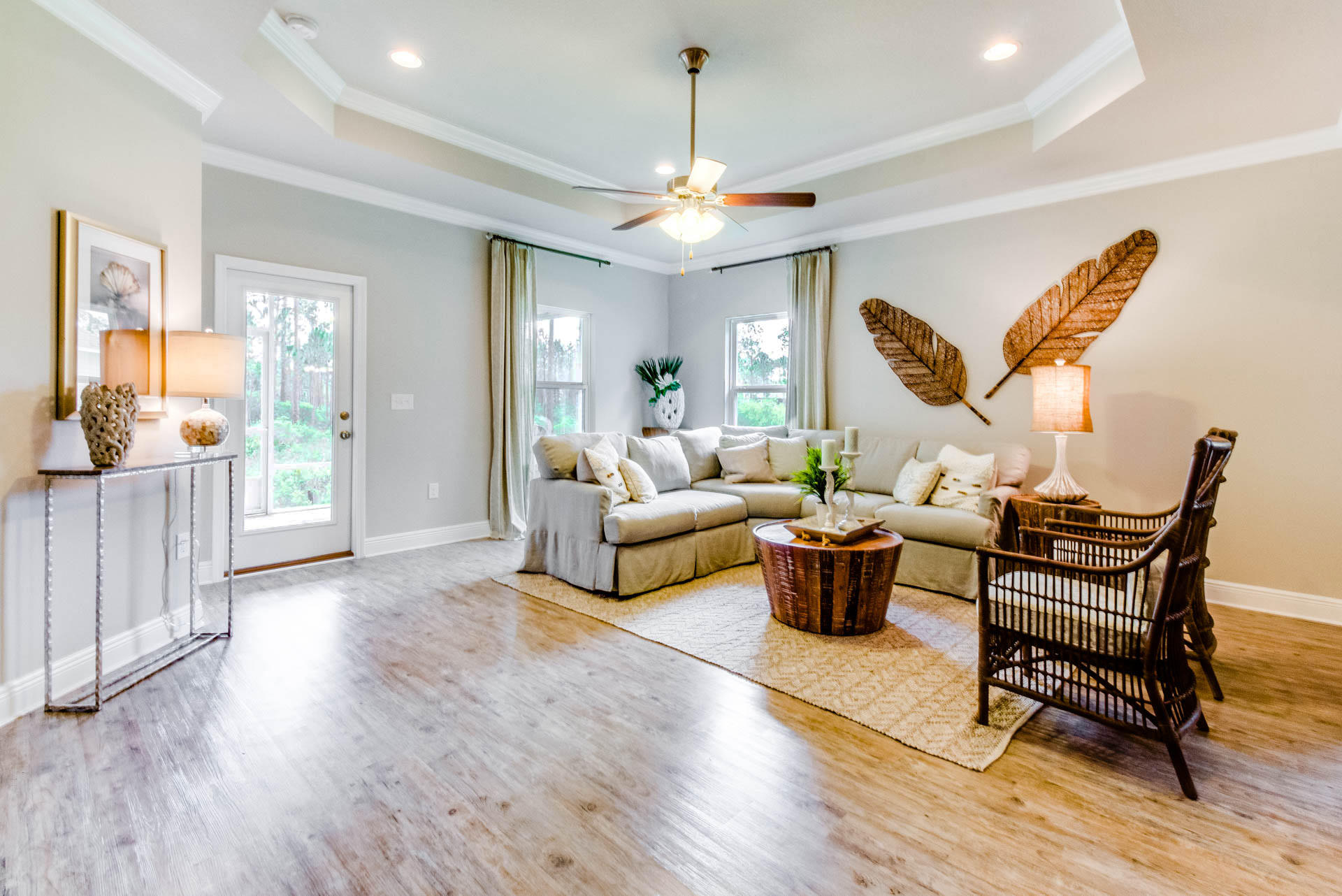 219 Southern Pnes Road Santa Rosa Beach, FL 32459 - Photo 13 of 28 a living room with furniture and wooden floor