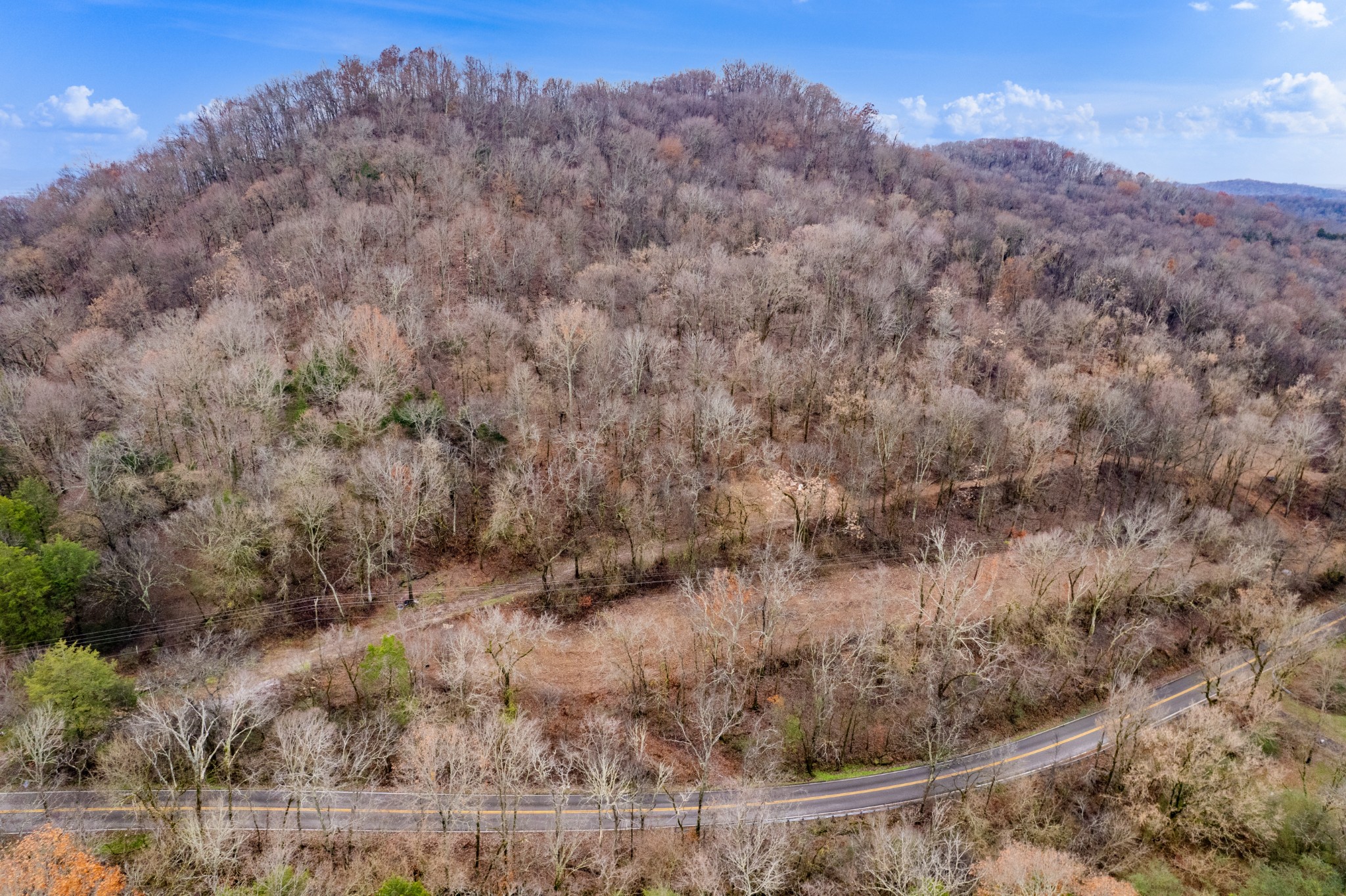0 Fort Blount Road Dixon Springs, TN 37057 - Photo 15 of 37 a view of a dry yard with mountains in the background