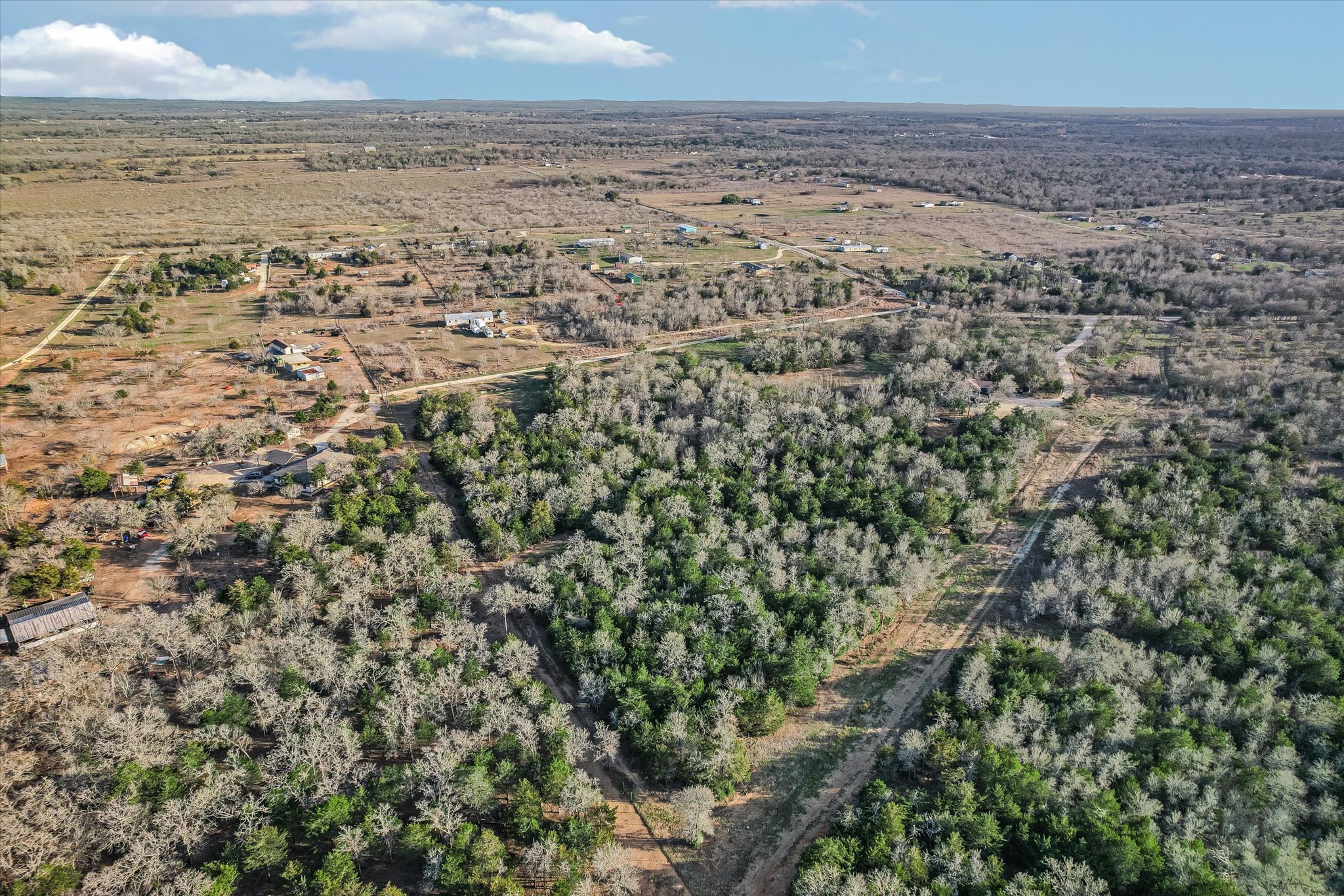 8400 Taylorsville Road Dale, TX 78616 - Photo 36 of 38 Aerial view of sparsely populated area