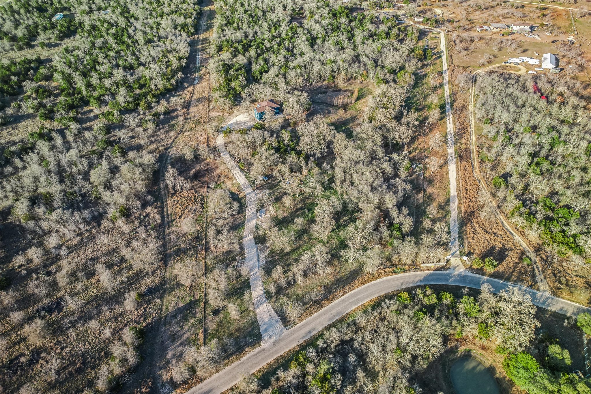8400 Taylorsville Road Dale, TX 78616 - Photo 38 of 38 Aerial view of sparsely populated area