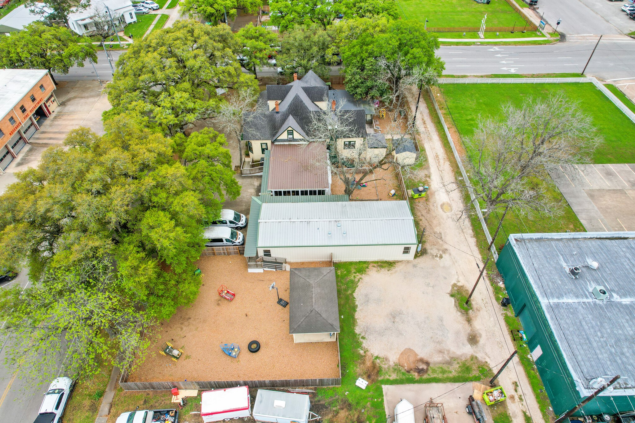 1030 4th Street Rosenberg, TX 77471 - Photo 35 of 38 an aerial view of a house with outdoor space