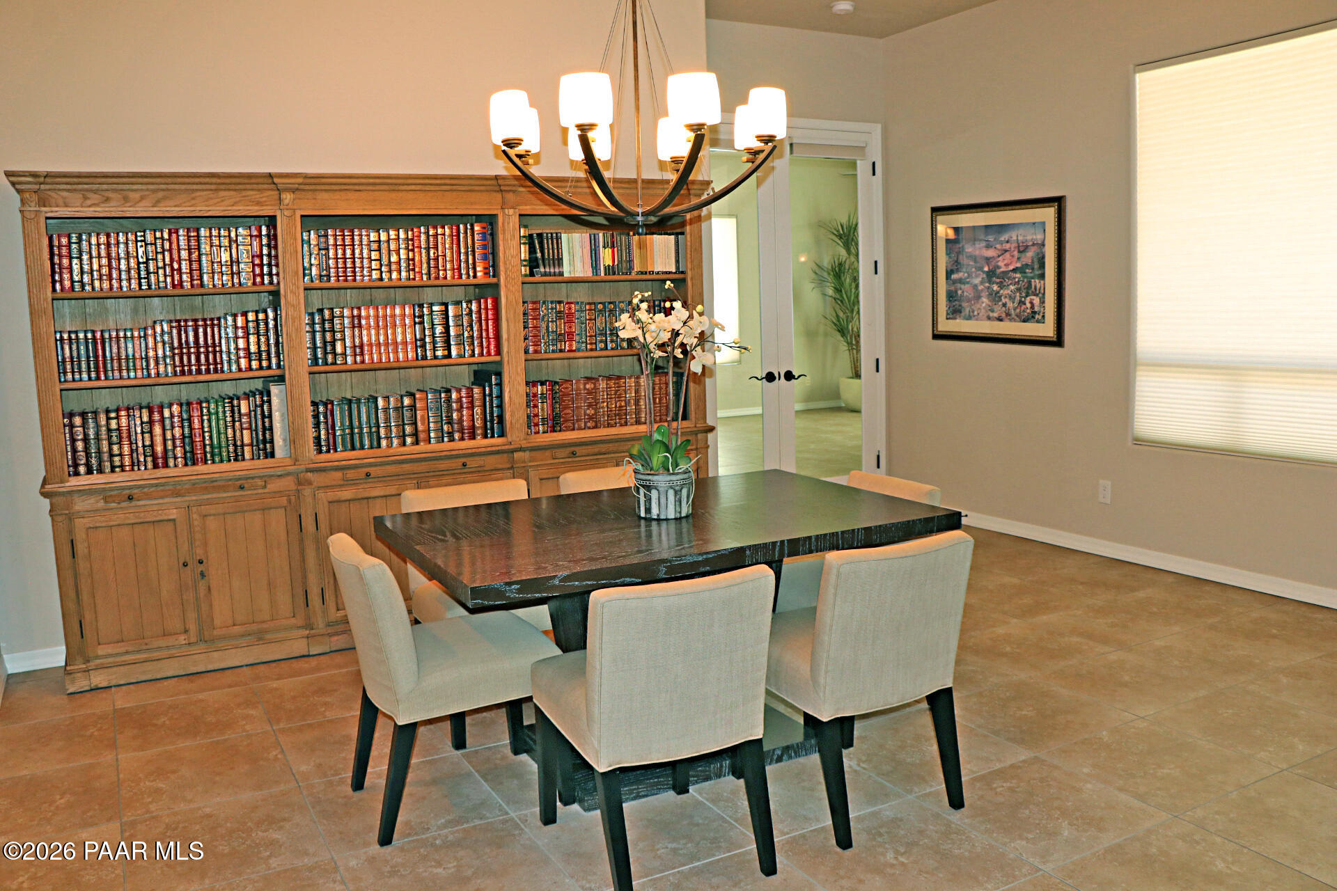 7051 Dillon Wash Road Prescott, AZ 86305 - Photo 12 of 31 a view of a dining room with furniture window and wooden floor