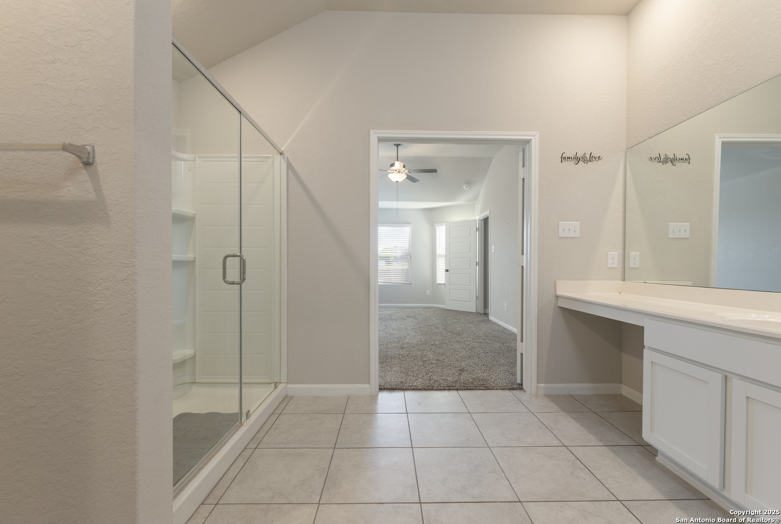 765 Stonemanor Bay Seguin, TX 78155 - Photo 15 of 29 a bathroom with a shower and a sink