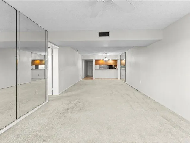 a view of an empty room